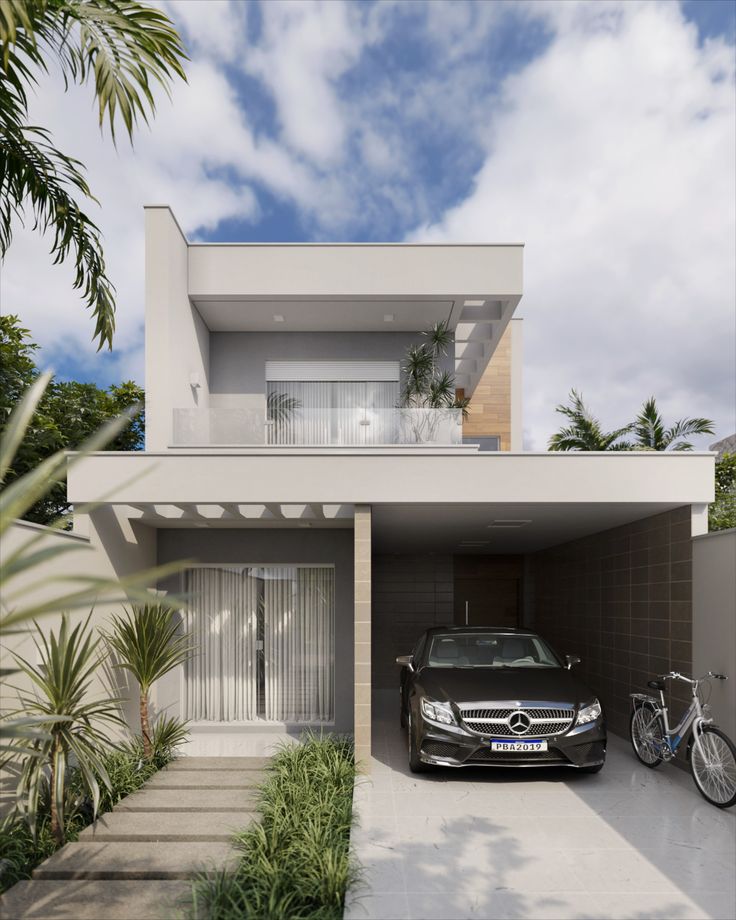 Fachada Residencial Moderna - Arquiteta Sorocaba